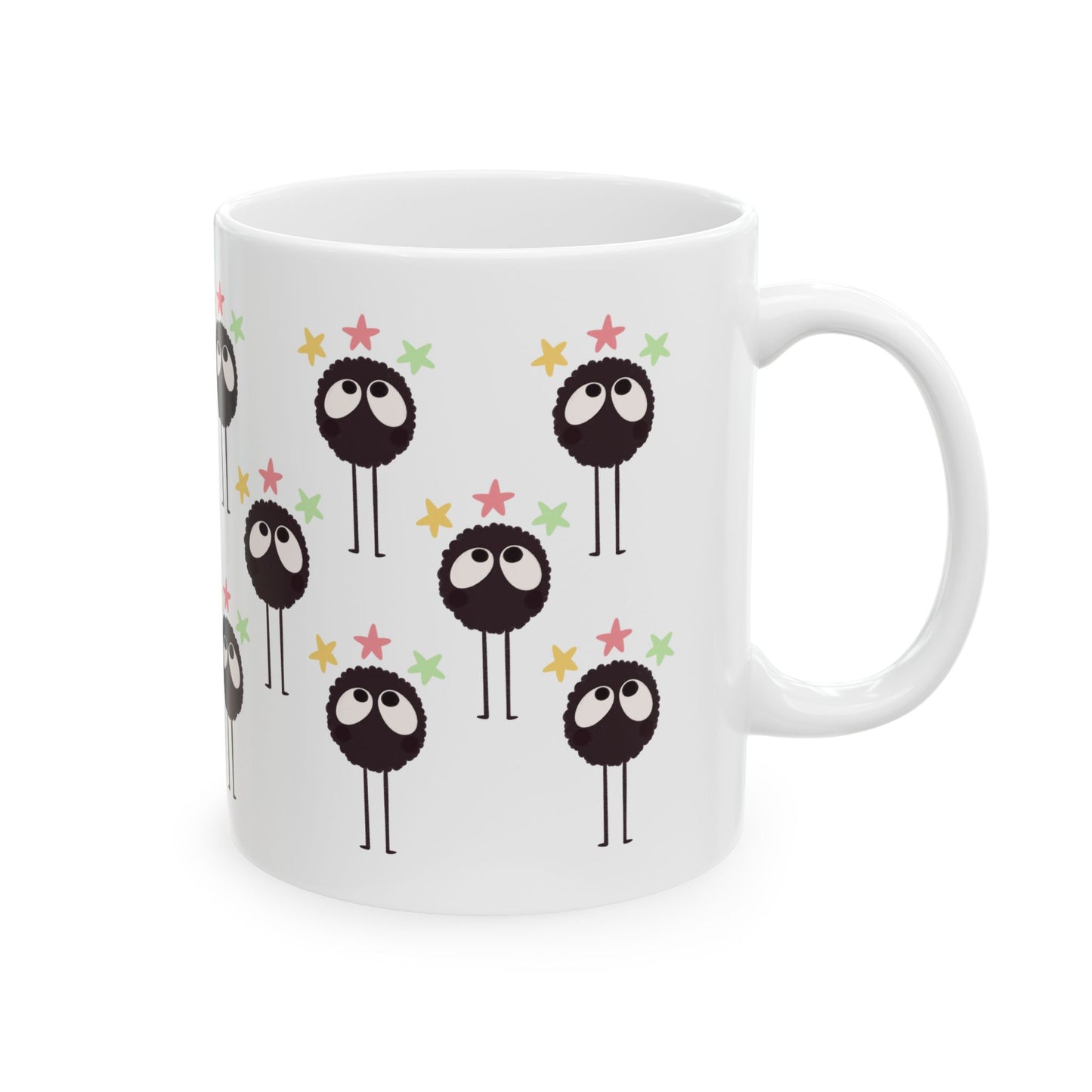 Susuwatari all over print Ceramic Mug