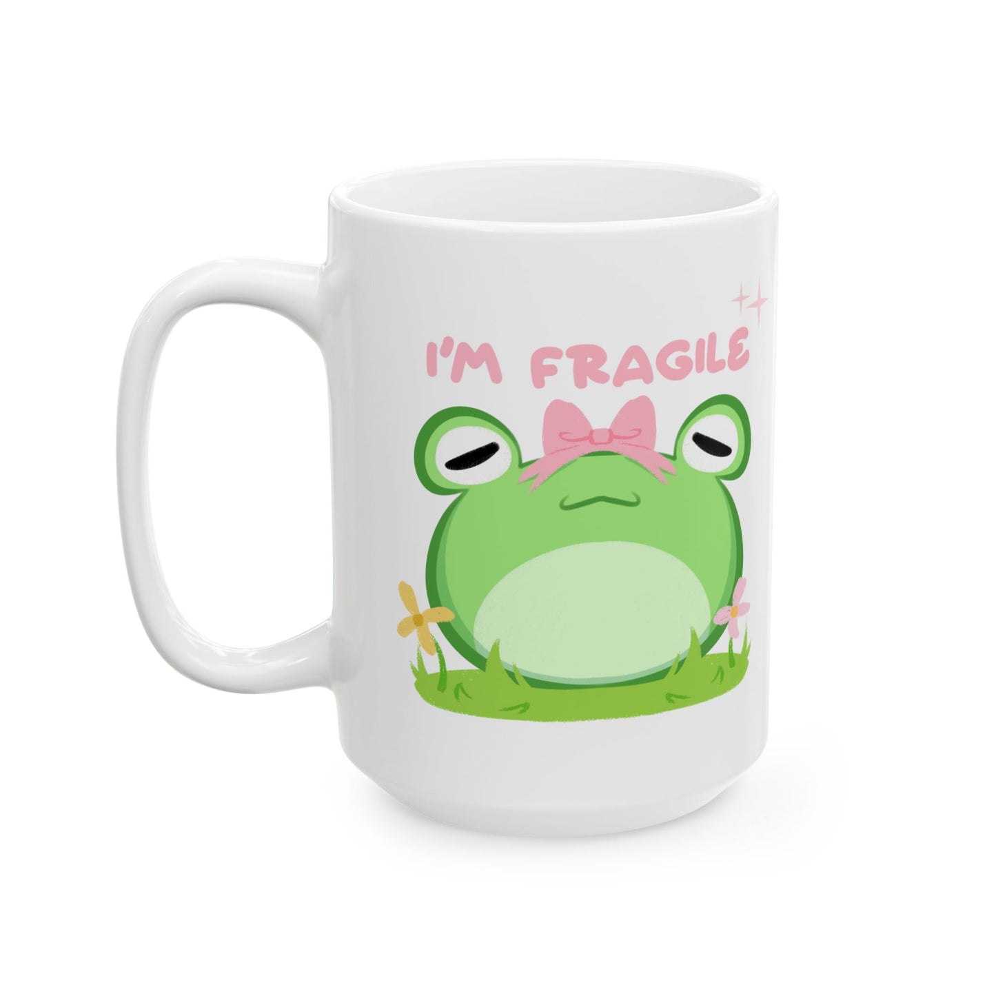 Fragile Frog Ceramic Mug