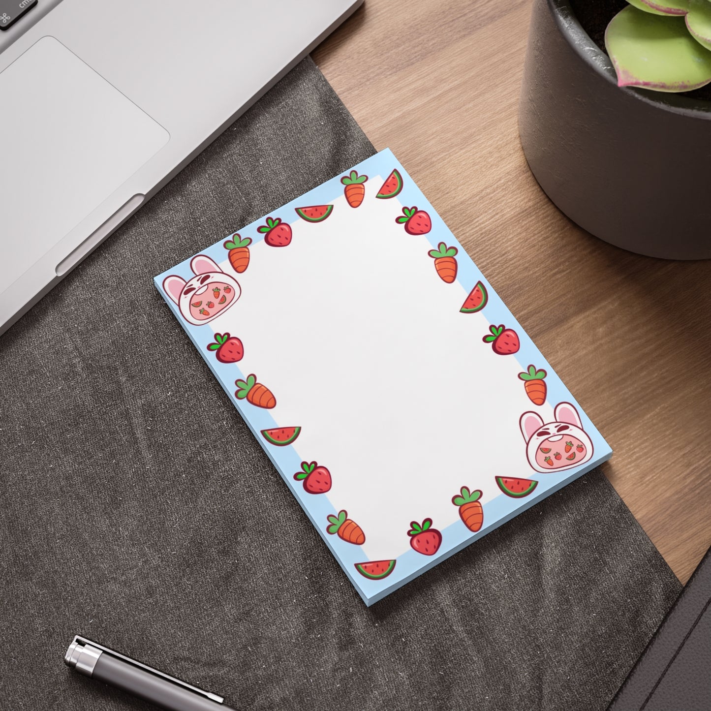 Fruit Bunny sticky notes