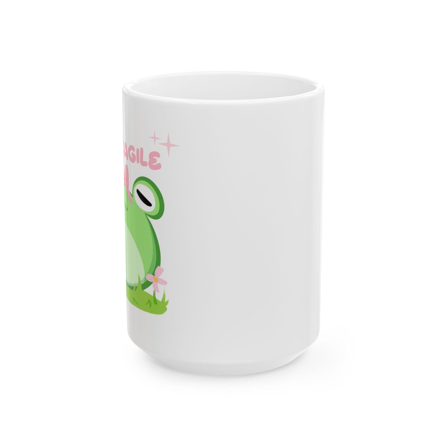 Fragile Frog Ceramic Mug